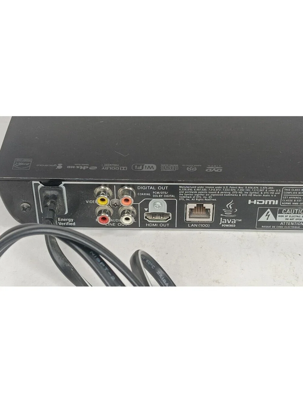 Sony BDP-S390 Blu-Ray Player WiFi  W/OEM Remote Tested Works